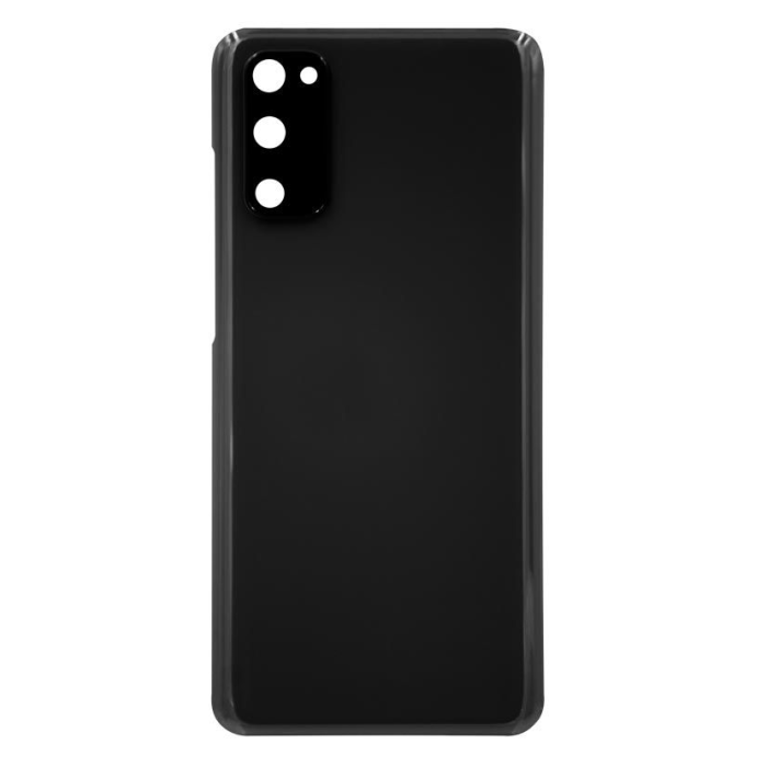 Replacement Back Glass with Camera Lens for use with Samsung S20 (Cosmic Black)