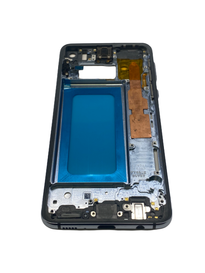 Mid Frame Housing with Earpiece Speaker and Buttons for use with Samsung S10E (Prism Blue)