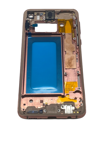 Mid Frame Housing with Earpiece Speaker and Buttons for use with Samsung S10E (Flamingo Pink)