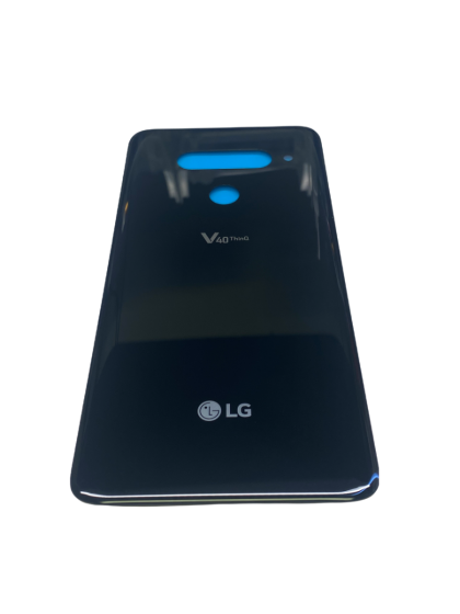 Back Cover for use with LG V40 ThinQ (Black)