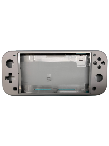 Black (Dark Grey) Back Plate with Mid Frame for use for use with Nintendo Switch Lite