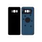 Back Glass Cover for use with Samsung Galaxy S8 (Midnight Black)