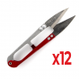 Adhesive Cutting Scissors (12Pack)