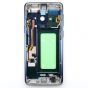Middle frame with small parts for use with Samsung Galaxy S9 (Blue)