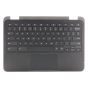 Keyboard assembly with frame for Dell Chromebook D3180. 
