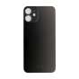 Back Glass (larger camera opening) for iPhone 11 (Black) (No Logo)