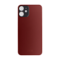 Back Glass (larger camera opening) for iPhone 11 (Red) (No Logo)