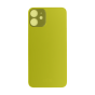 Back Glass (larger camera opening) for iPhone 11 (Yellow) (No Logo)