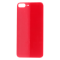Back Glass (with larger camera opening) for use with iPhone 8+ (Red) No Logo