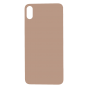 Back Glass (with larger camera opening) for use with iPhone XS Max (Gold) No Logo