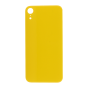 Back Glass (with larger camera opening) for use with iPhone XR (Yellow) No Logo