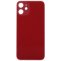 Back Glass (larger camera opening) for use with iPhone 12 Mini (Red) (no logo)