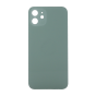 Back Glass (larger camera opening) for use with iPhone 12 (Green) (no logo)