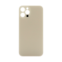 Back Glass (larger camera opening) for use with iPhone 12 Pro (Gold) (No Logo)
