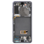 OLED Digitizer Screen Assembly with Frame for use with Galaxy S21 5G (Phantom Gray)