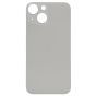 Back Glass (larger camera opening) for use with iPhone 13 mini - Silver