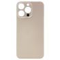 Back Glass (larger camera opening) for use with iPhone 13 Pro Max - Gold