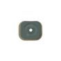 Black Home Button  with Gasket for use with iPhone 5C