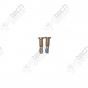 Bottom Screw Set - Gold for use with iPhone 6 (4.7") and 6 Plus (5.5")