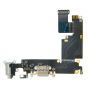Charging Dock/Headphone Jack Flex Cable for use with the iPhone 6 Plus (5.5), Dark Gray
