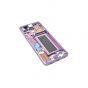 LCD & Digitizer assembly (with frame) for use with Samsung S9 (Purple)