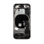 Frame with small parts for iPhone 8 & iPhone SE(2020) (No Logo)(Black)