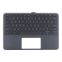 Palmrest/Keyboard Assembly (No Touchpad) for use with HP 11 G8 EE Chromebook, Part Number: L90338-001