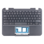 Keyboard/Palmrest (No Touchpad) for use with Lenovo N22 Chromebook, Part Number:5CB0L02103