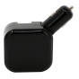 2 in 1 Dual USB Power Adapter 5V-2A (Black)