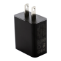 Dual USB Power Adapter 5V-2A (Black)