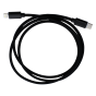 Braided USB C to Lightning Charge cable (3ft) (Black)