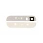 White Glass Inserts for use with iPhone 5S Back Housing with Camera and Flash Lens