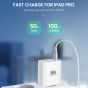 MyBat Fast Charging Wall Charger with USB-C Power Delivery (20W) - White