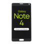 OLED Digitizer Screen Assembly for use with Samsung Galaxy Note 4 SM-N910, Charcoal Black, (No Logo)