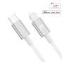 MyBat Pro MFi USB-C to Lightning SYNC CABLE (6.5 FT) - White