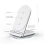 MyBat Pro 2-in-1 Wireless Charging Station for iPhone 12 Series - White