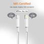 VRANK Type-C to Lightning SYNC CABLE - White