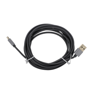 Braided Lightning Cable (10ft) (Grey)