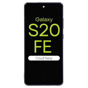 Premium LCD Screen for use with Samsung Galaxy S20 FE 5G G780/G781with frame (Cloud Navy)