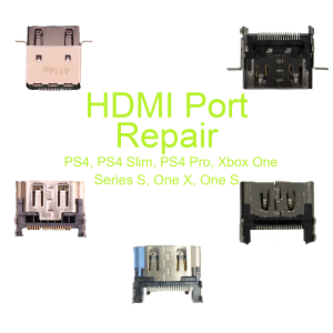 PS4, PS4 Slim, PS4 Pro, Xbox One, Series S,  One X, One S HDMI Port Repair