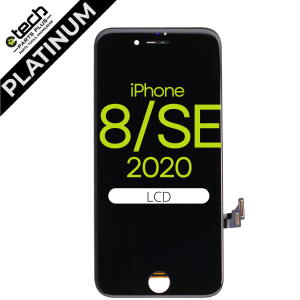 Platinum LCD Screen Assembly for use with iPhone 8/iPhone SE 2020/SE2022 (Black)