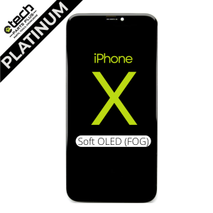 Platinum Soft OLED (FOG) for use with the iPhone X