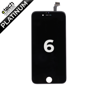 Platinum LCD Screen Assembly for use with iPhone 6 (Black)