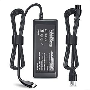 USB-C 45W AC Adapter (with cord) for use with HP G6/G7 Chromebook