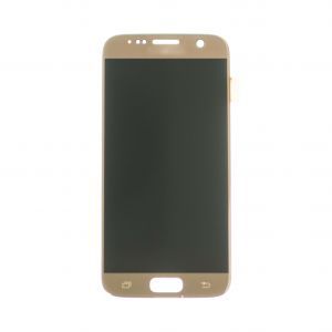 OLED Digitizer Assembly for use with Samsung Galaxy S7 (Without Frame)(Gold Platinum)
