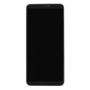 LCD/Digitizer Screen with frame for use with LG G7 (Black)