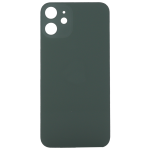 Back Glass (larger camera opening) for use with iPhone 12 Mini (Green) (no logo)