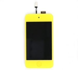 LCD, Digitizer Assembly, Yellow for use with iPod Touch Gen 4