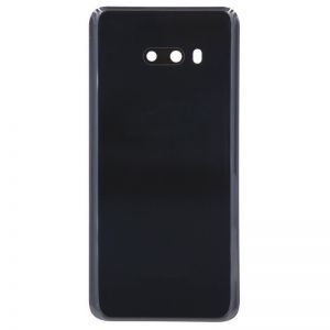 Back Cover for use with LG G8X ThinQ (Black)