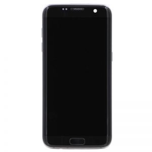 Platinum OLED Screen for use with Samsung Galaxy S7 Edge with frame (Black)